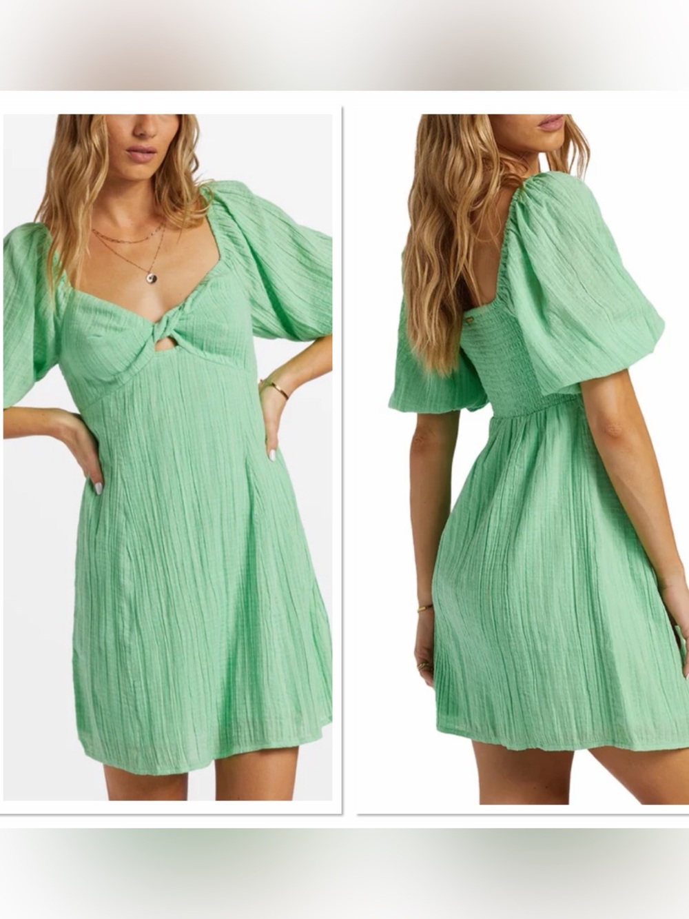 Billabong Sol Mini Dress Juniors Sz Medium